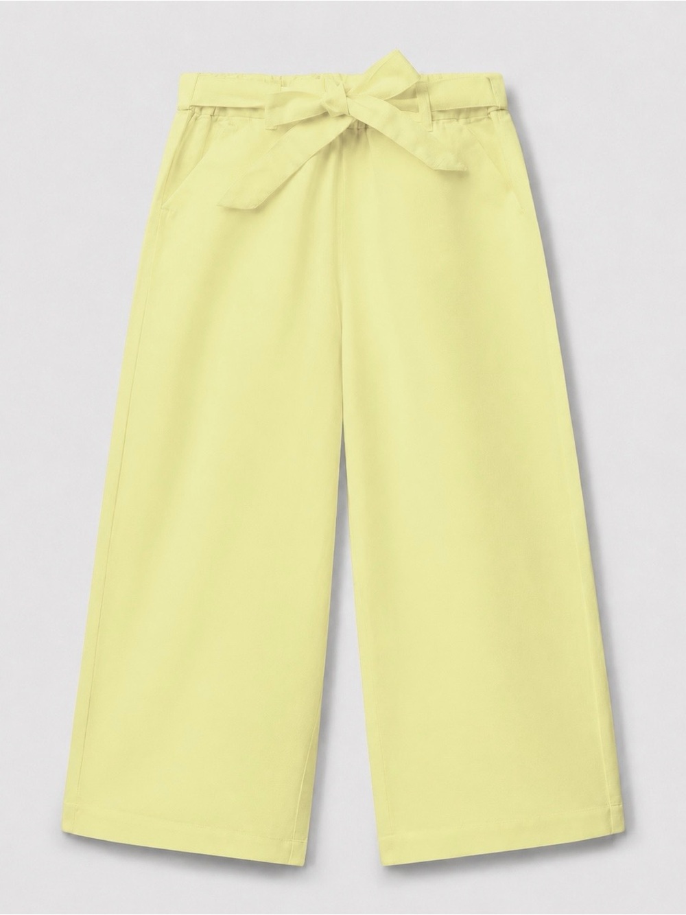 United Colors of Benetton Yellow Linen Blend Trousers